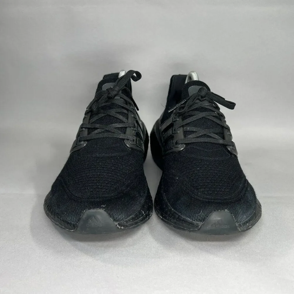 Adidas Ultraboost 21 Shoes Men's‎ Size 8 Triple Black Athletic Running Sneakers